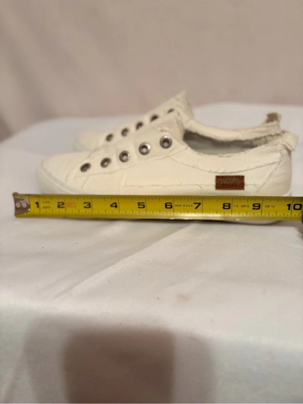 Blowfish Malibu Play Sneakers in a white canvas material